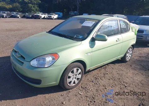 2010 Hyundai Accent Gs from USA, damaged, VIN KMHCM3AC5AU182375